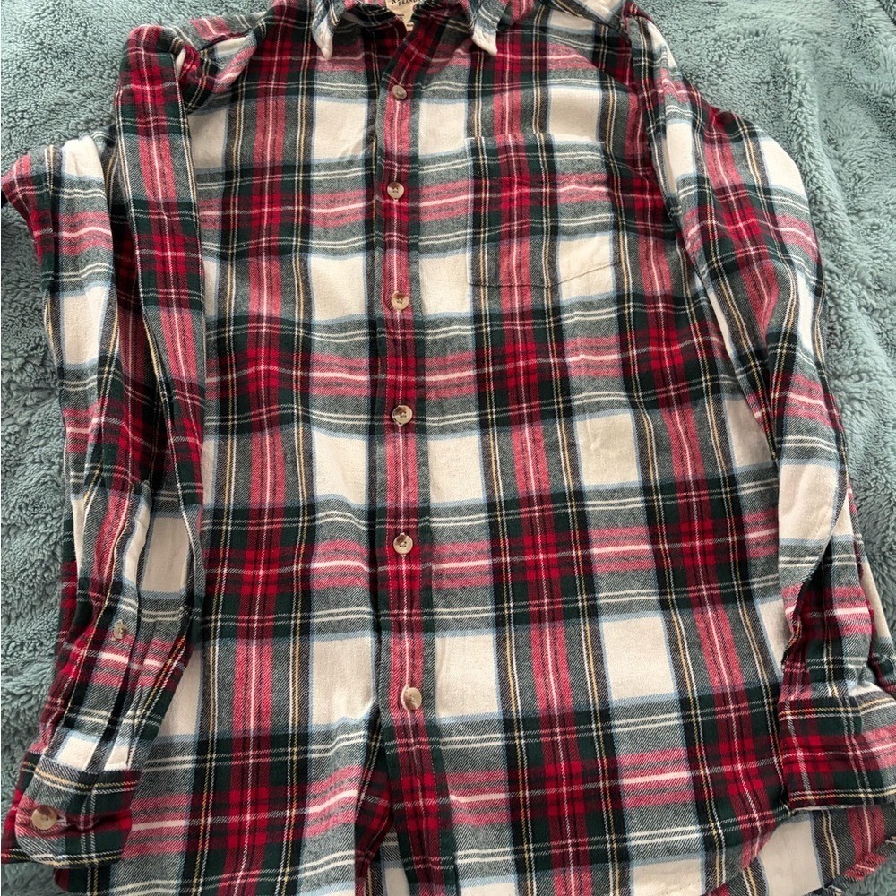 RedHead Men's Plaid Button Down Shirt - Red, Green, White